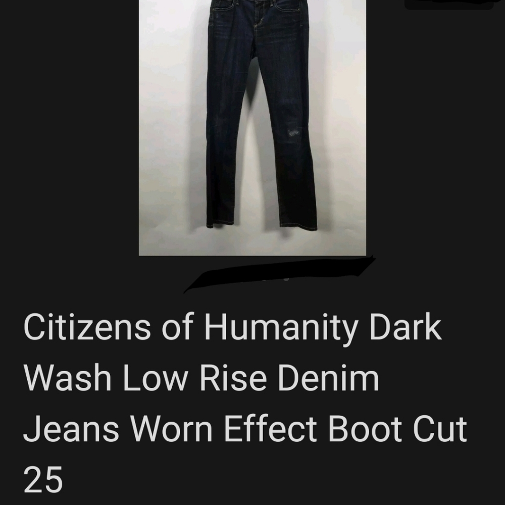 CITIZENS OF HUMANITY VINTAGE DISTRESSED JEANS - Picture 3 of 5